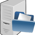 Free computer file network vector