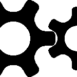 Free gear machine mesh vector